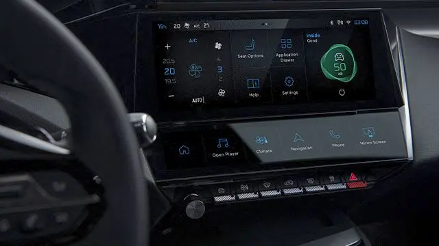 Peugeot 308 touchskærm
