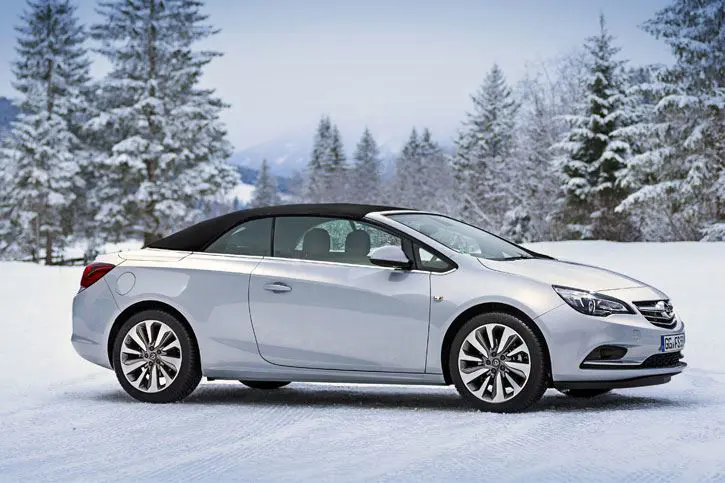 Vinter i en Cabriolet