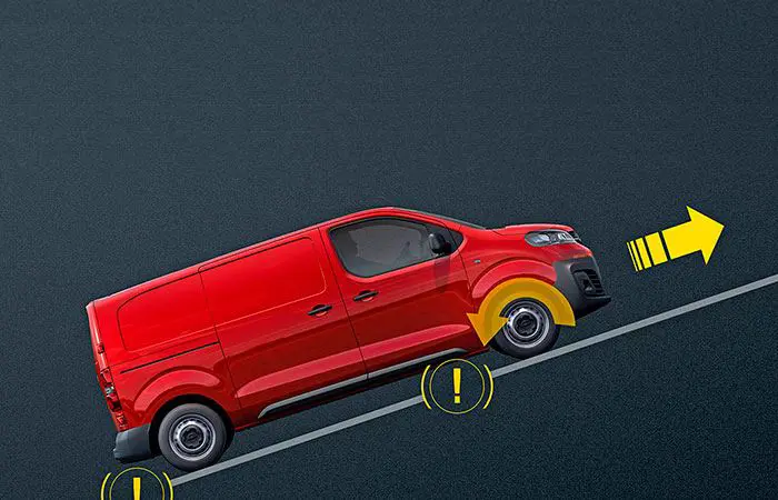 Opel Vivaro hill assist illustration