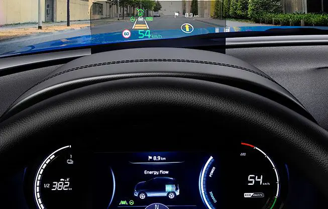 KIA e-Soul head up display